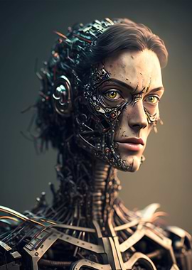 Cyborg woman