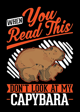 Capybara Gift Capibara