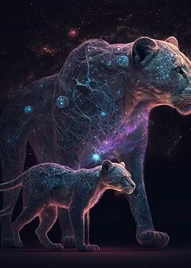 Starry Nights Lioness