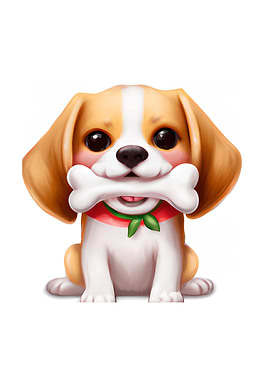 Cute Beagle Dog