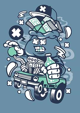 Cartoon Illustration 210