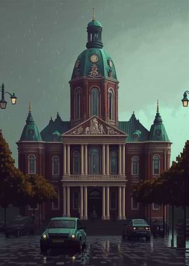Karlsruhe Pixel art