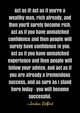 Jordan Belfort quote