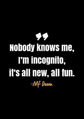 Mf Doom Quote