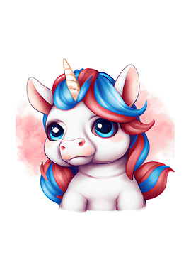 Cute American Unicorn