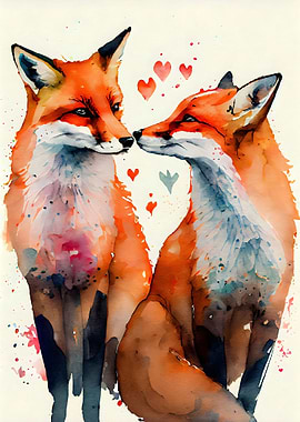 Fox Romantic Couple