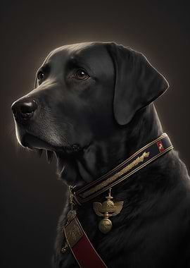 Black Labrador Portrait