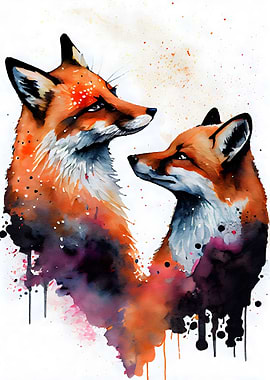 Fox Romantic Couple