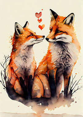 Fox Romantic Couple
