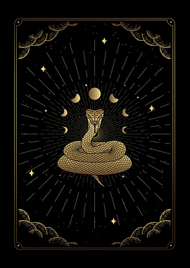 Tarot snake moon cycle