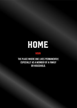 Home Definition poster