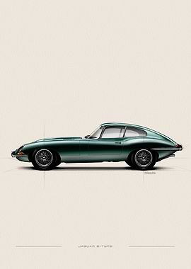 Jaguar E Type coupe