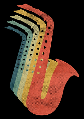 Saxophone Instrument Retro