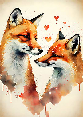 Fox Romantic Couple