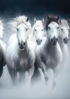White horses