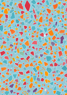 Terrazzo pattern tiny rock