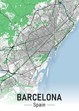 Barcelona City Map