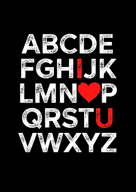 I Love You Alphabet