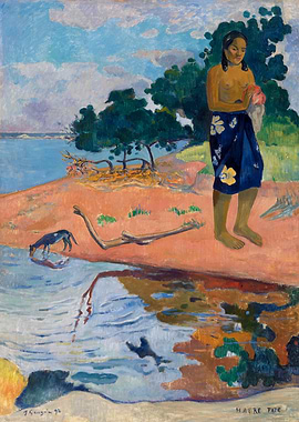 Haere Pape 1892 by Gauguin