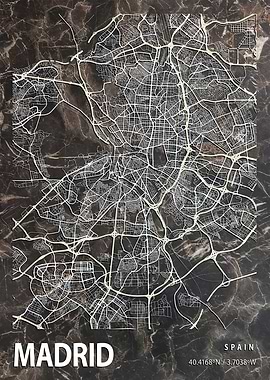 MADRID CITY MAP