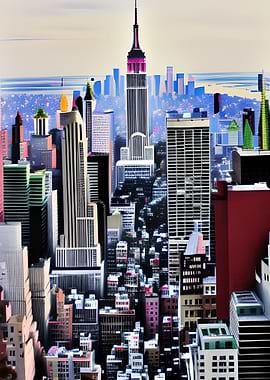 New York City Skyline USA