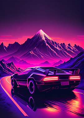 Synthwave Car 26