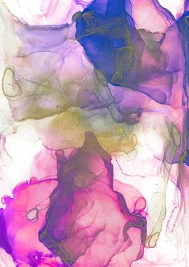 Purple and blue astract