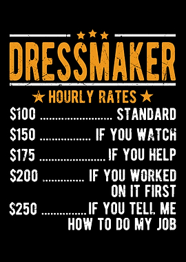Dressmaker Hourly Rates