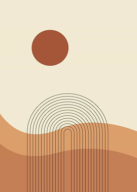 pastel abstract shapes