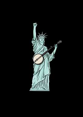 Statue Of Liberty Banjo