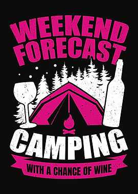 Camping Wine Lover Design