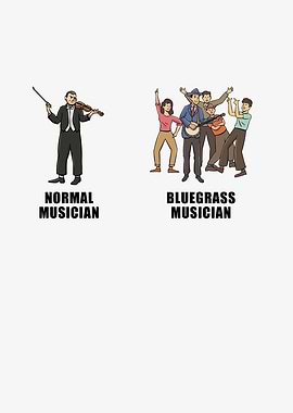 Funny Bluegrass Musician