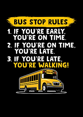 Bus Stop Rules Back To