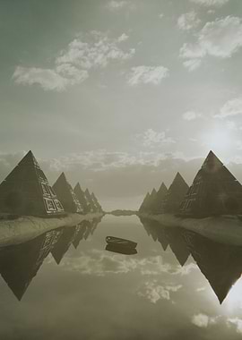Pyramids River 3D