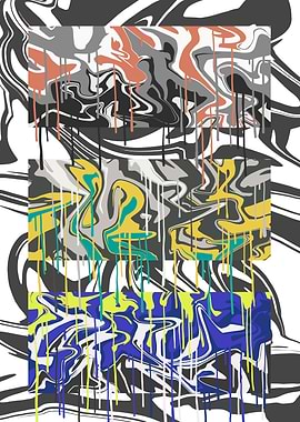 ABSTRACT GRAFFITI PAINTING