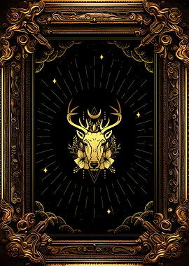 Tarot deer head
