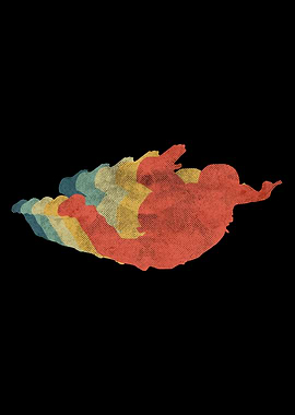 Skydiver Retro Vintage