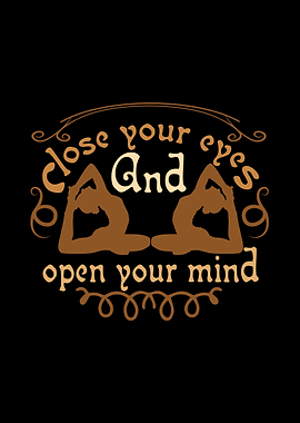 Close your eyes and open