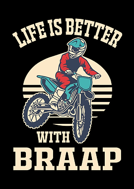 Motocross Dirt Bike Braap