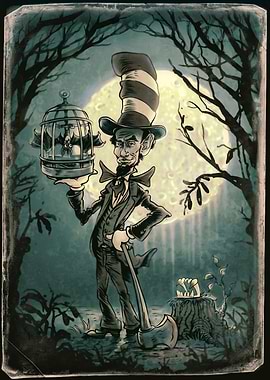 Abe Lincoln Hat and Bat