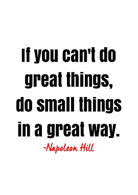 Napoleon Hill Quote