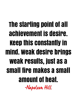 Napoleon Hill Quote