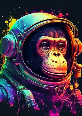 Monkey astronaut