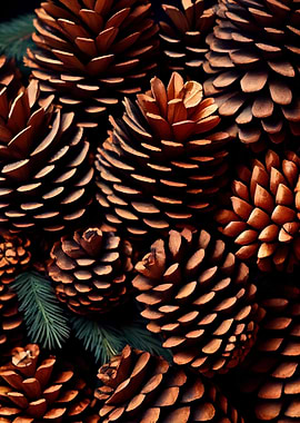Pine Cone Mosaic