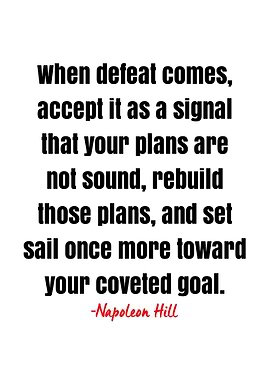 Napoleon Hill Quote