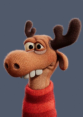 Moose Puppet