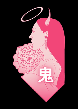 Japanese Oni Demon Girl