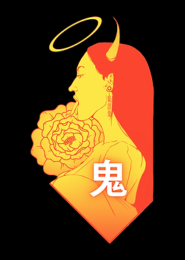 Japanese Oni Demon Girl