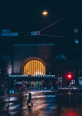 Bus Station in Helsinki
