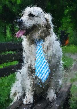 The Dog With Tie